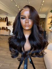 Side Part Brown 22"