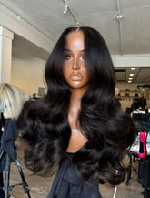 Middle Part Natural Color 20" + 22"