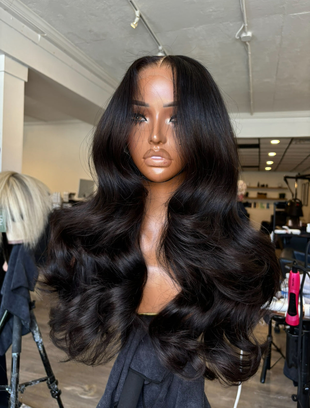 Middle Part Natural Color 20" + 22"