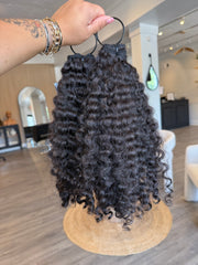 (2) 16” Burmese Curly Extensions