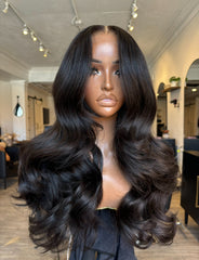 Middle Part Natural Color 20" + 22"